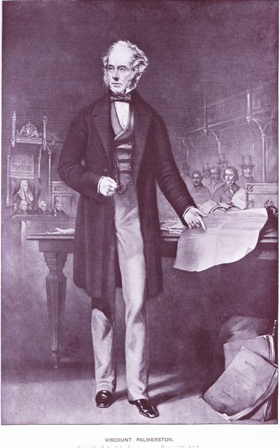 Viscount Palmerston von Francis Cruikshank